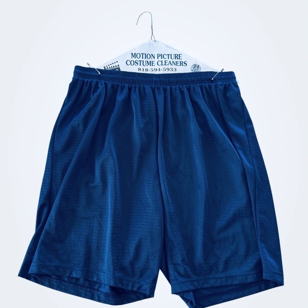 Movie and TV Clothes XL SCREEN-USED mens blue alleson athletic shorts